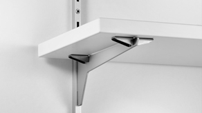 Horizontal shelf bracket